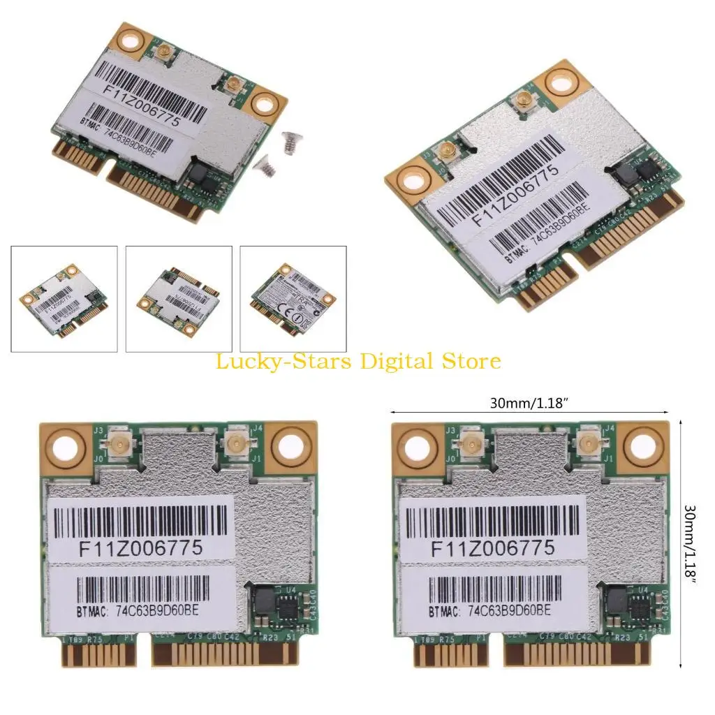 T3EE Mini PC-E Wireless Card, BCM94352HMB Bluetooth-compatible 867Mbps 2.4 / 5 GHz Dual-Band Wireless LAN Card
T3EE Mini PC-E Wireless Card, BCM94352HMB Bluetooth-compatible 867Mbps 2.4 / 5 GHz Dual-Band Wireless LAN Card
