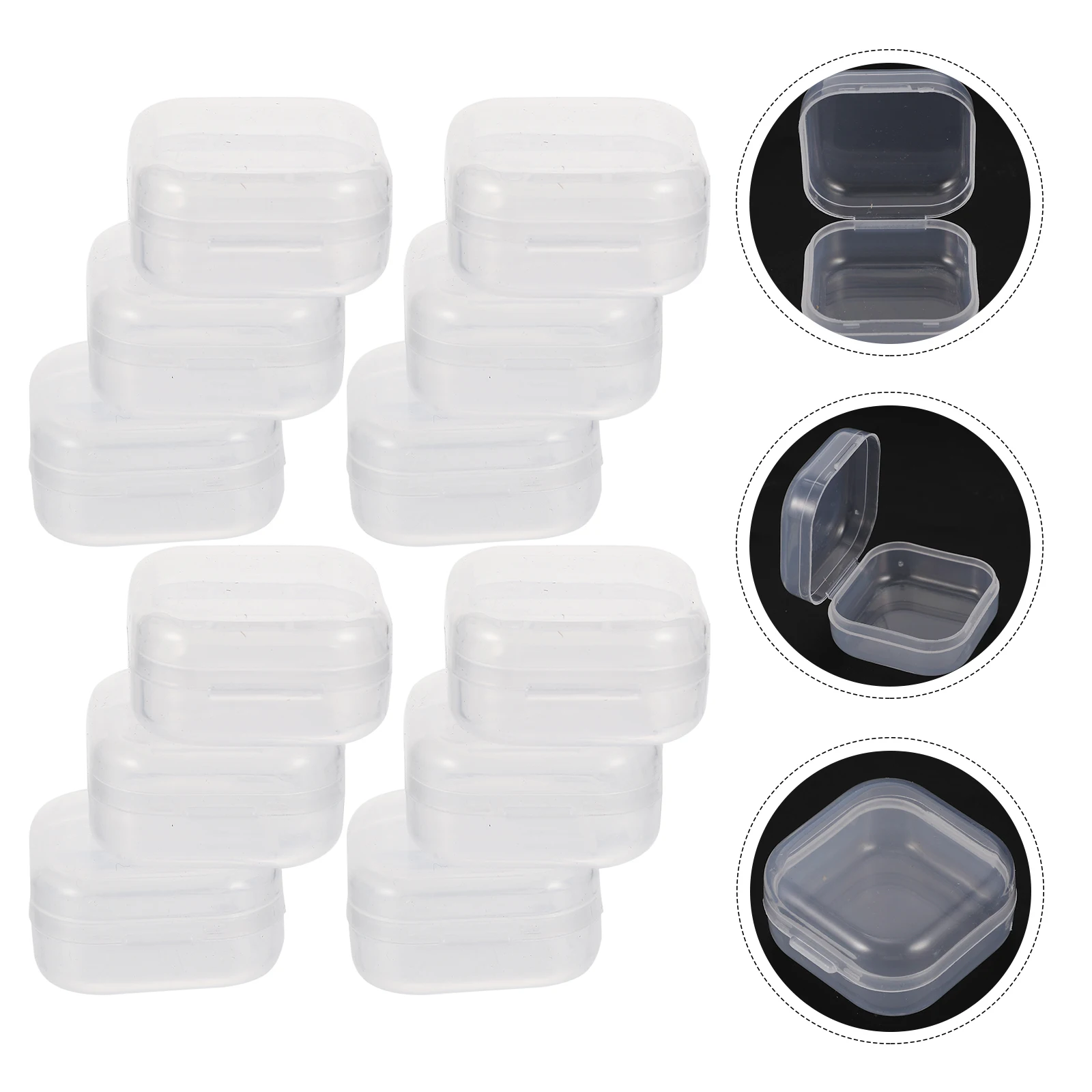 Clear Storage Boxes Lids Earplug Container Travel Jewelry Small Case Transparent Multi-Functional Beads Coins Earphone Plastic
Clear Storage Boxes Lids Earplug Container Travel Jewelry Small Case Transparent Multi-Functional Beads Coins Earphone Plastic