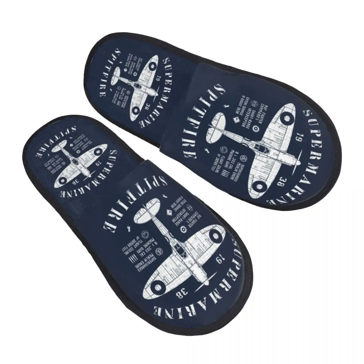 Custom Supermarine Spitfire Soft Memory Foam House Slippers Women Fighter Pilot Aircraft Airplane Comfy Warm Anti-Skid Slipper
Custom Supermarine Spitfire Soft Memory Foam House Slippers Women Fighter Pilot Aircraft Airplane Comfy Warm Anti-Skid Slipper