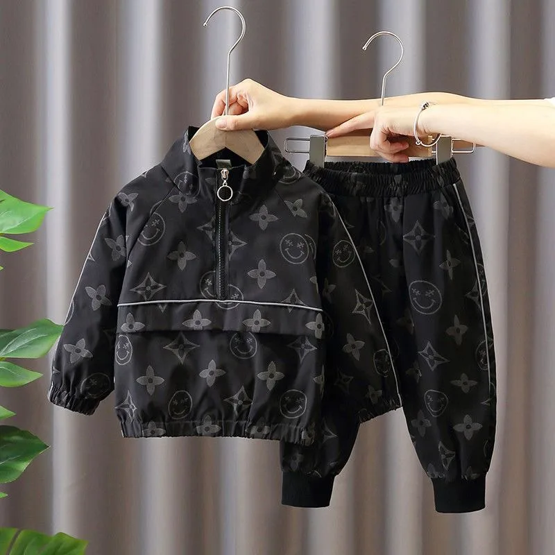 Spring Autumn Boys Children Long Sleeve Jacket Two-piece Set Boy Cute Children Clothes Coat Pants Baby Handsome Gifts Toys
Spring Autumn Boys Children Long Sleeve Jacket Two-piece Set Boy Cute Children Clothes Coat Pants Baby Handsome Gifts Toys