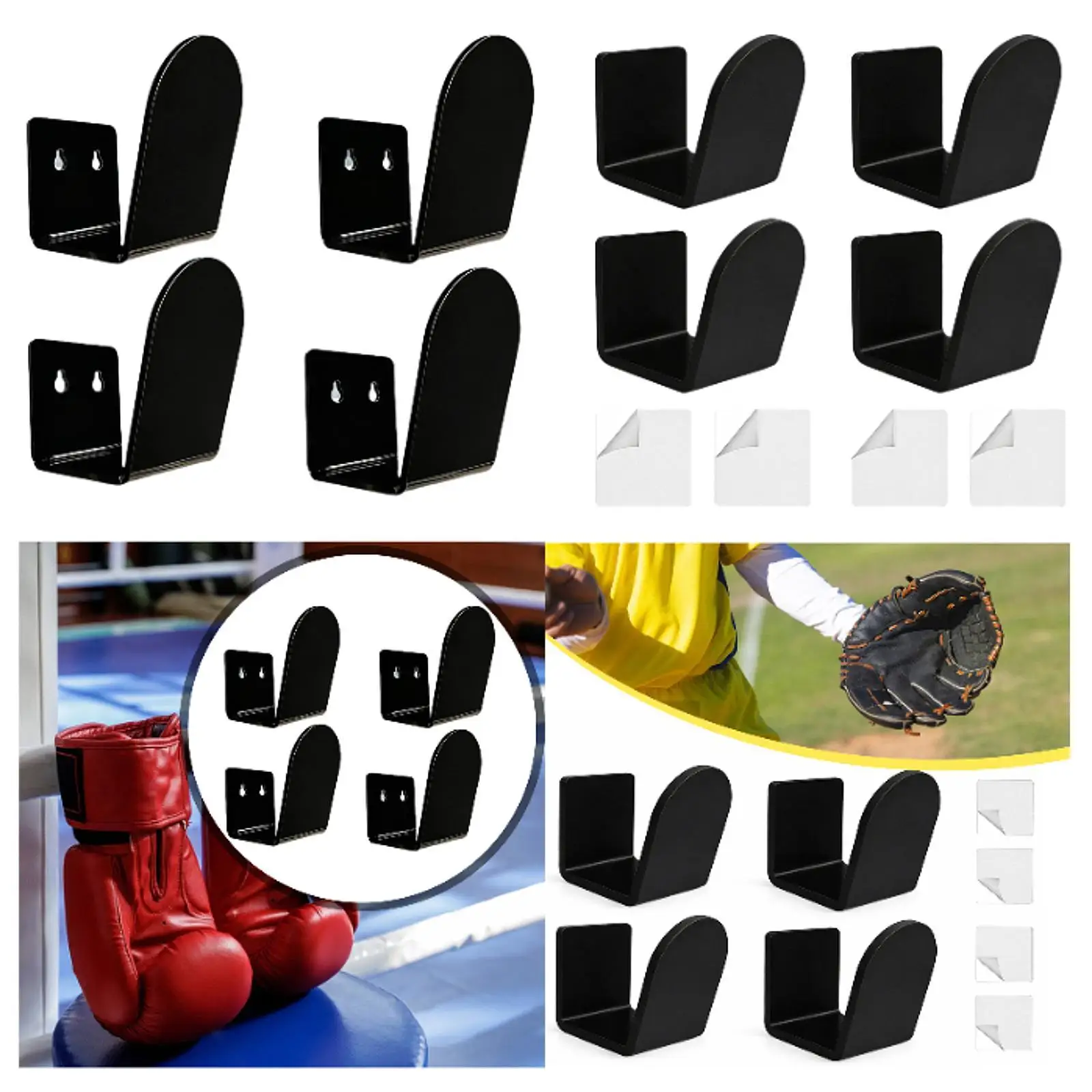 4 Pieces Baseball Glove Holder Gift Space Saving Decor Men Organization Stand Hanger Display Rack for Garage Home Office Bedroom
4 Pieces Baseball Glove Holder Gift Space Saving Decor Men Organization Stand Hanger Display Rack for Garage Home Office Bedroom