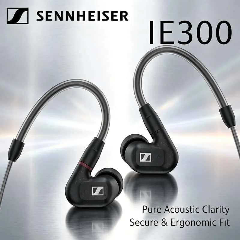 Наушники Sennheiser IE 300 проводные, внутриканальные, HIFI стерео, для бега и спорта, модель Pro Max 2026
Наушники Sennheiser IE 300 проводные, внутриканальные, HIFI стерео, для бега и спорта, модель Pro Max 2026