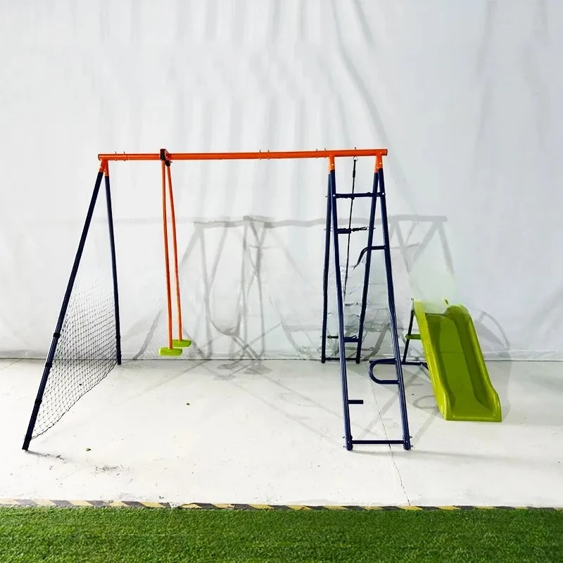 Outdoor Double Swing Set with Climbing Frame for Children Kindergarten Community and Household Courtyard Multi-Functional
Outdoor Double Swing Set with Climbing Frame for Children Kindergarten Community and Household Courtyard Multi-Functional