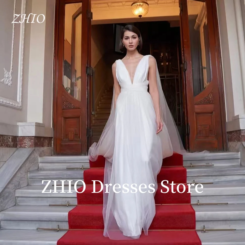 ZHIO Fairy Wedding Dress A-Line Off the Shoulder with Jacket Floor Length Bridal Gown Customized Elegant Vestidos De Novia
ZHIO Fairy Wedding Dress A-Line Off the Shoulder with Jacket Floor Length Bridal Gown Customized Elegant Vestidos De Novia