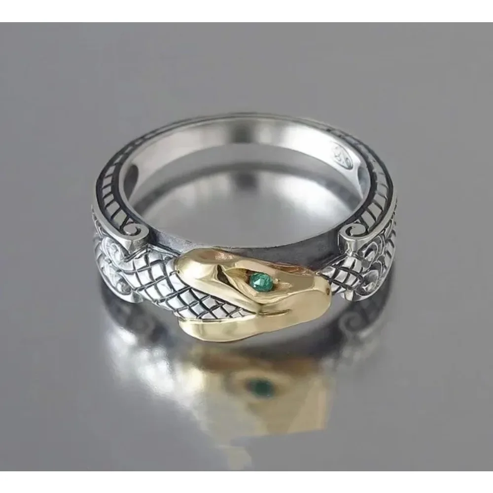 Europunk Vintage Silver Zodiac Snake Personalized Rings Fashion Personalized Finger Jewelry Size 5-10
Europunk Vintage Silver Zodiac Snake Personalized Rings Fashion Personalized Finger Jewelry Size 5-10