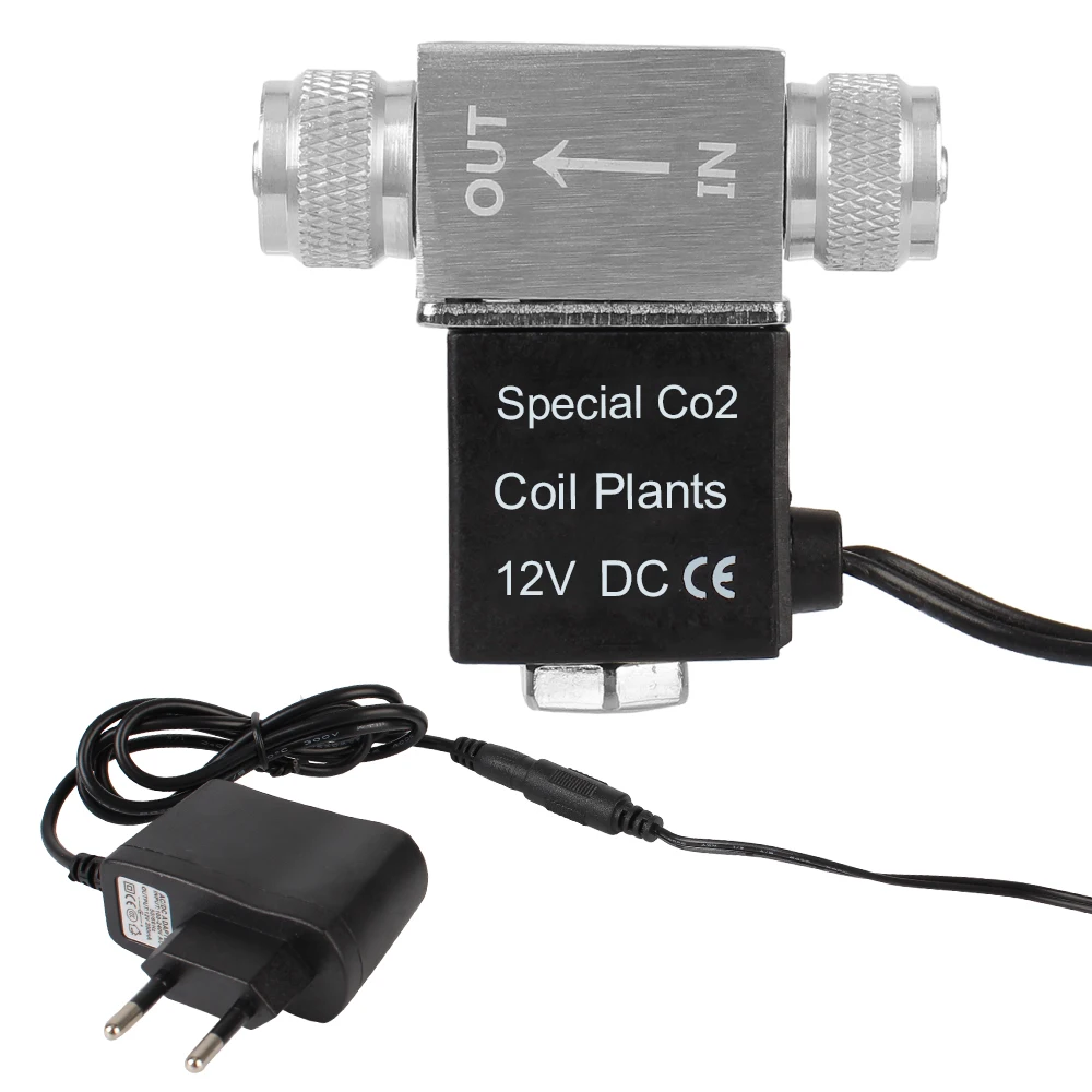 Electric Magnetic Valve EU Plug Double Head CO2 System Regulator Aquarium Solenoid Valve DC 12V for Fish Tank
Electric Magnetic Valve EU Plug Double Head CO2 System Regulator Aquarium Solenoid Valve DC 12V for Fish Tank