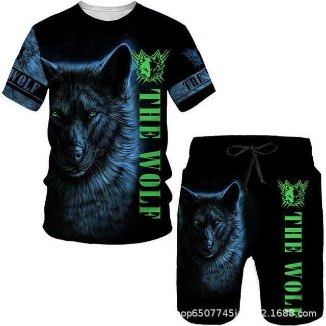 New 3D Printed T-shirt and Shorts The Wolf Pattern Summer Men's Casual Sports Suit Tracksuit Men Woman Plus Size S-7XL
New 3D Printed T-shirt and Shorts The Wolf Pattern Summer Men's Casual Sports Suit Tracksuit Men Woman Plus Size S-7XL
