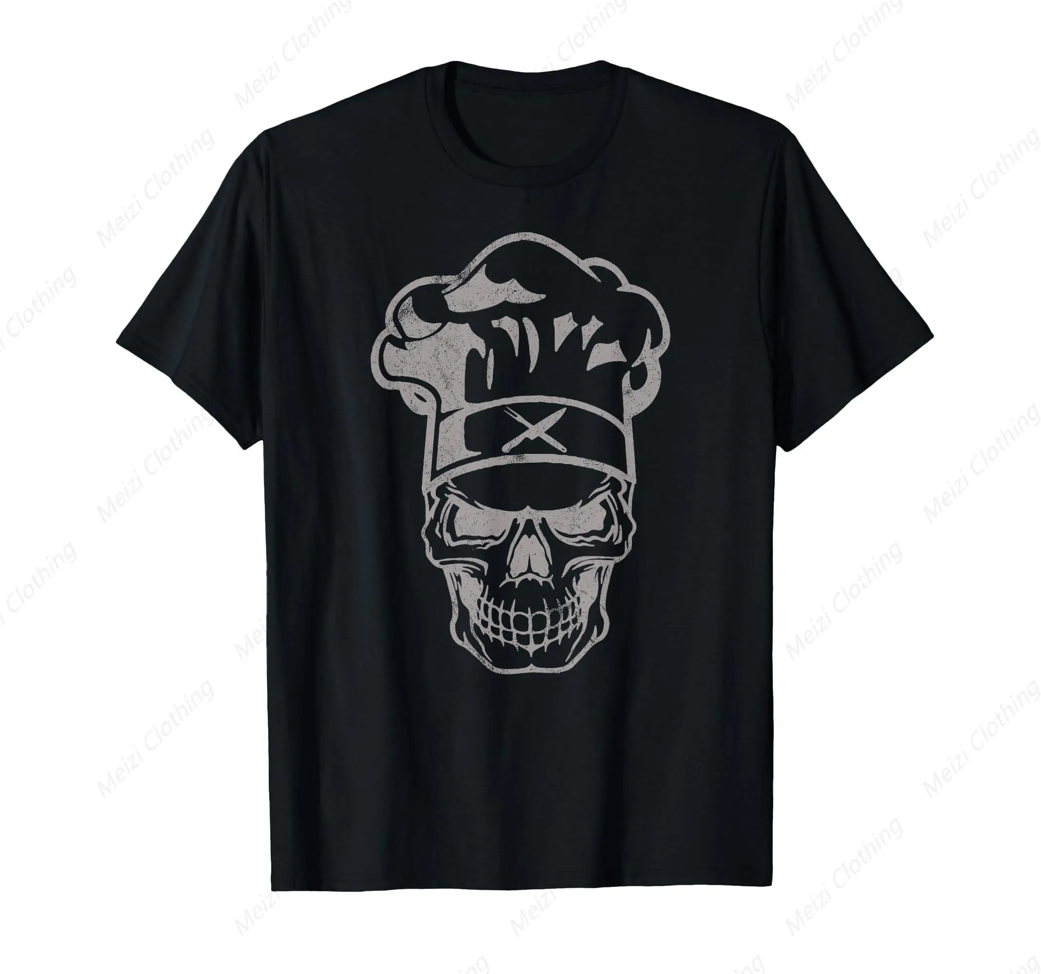 Chef Skull Chef Hat Cooking Chef Gift T-shirt Fun Printed Men's Shirt Cotton Short Sleeve
Chef Skull Chef Hat Cooking Chef Gift T-shirt Fun Printed Men's Shirt Cotton Short Sleeve