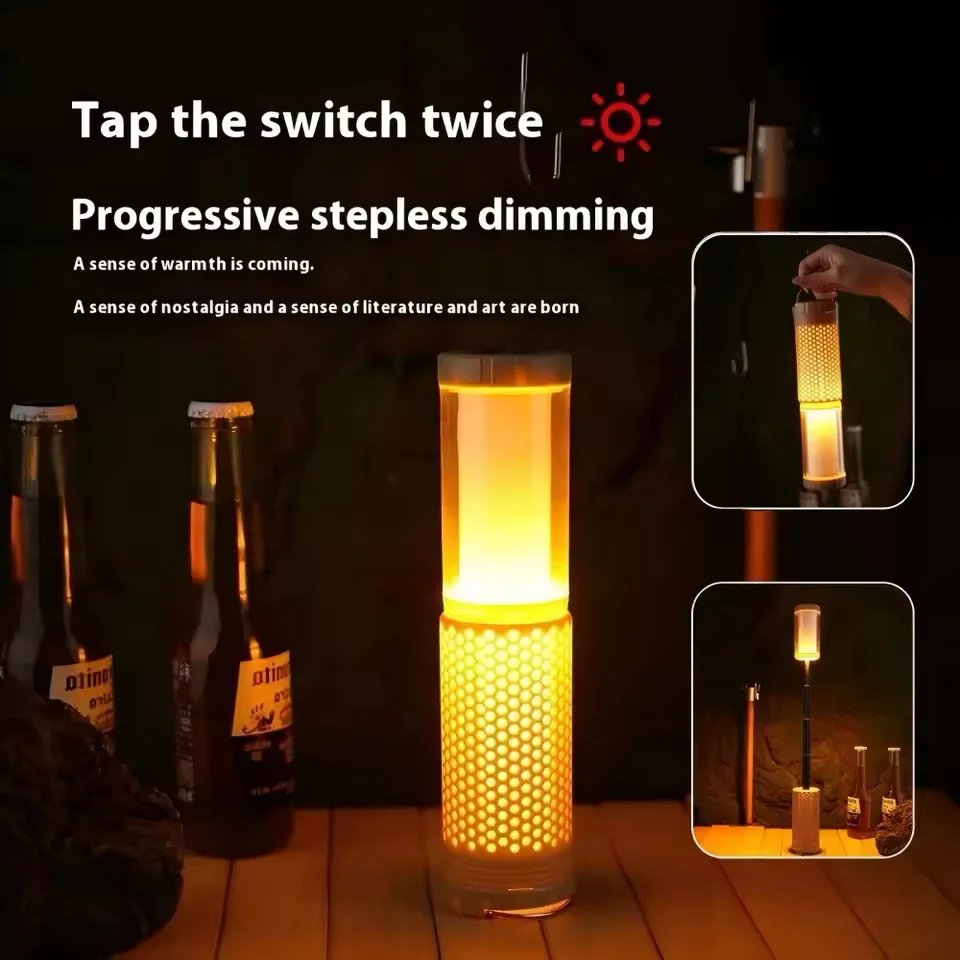 Portable Telescopic Camping Light - Outdoor Emergency Rechargeable Tent Lamp with Hanging Hook Lantern Flashlight for Atmosphere
Portable Telescopic Camping Light - Outdoor Emergency Rechargeable Tent Lamp with Hanging Hook Lantern Flashlight for Atmosphere