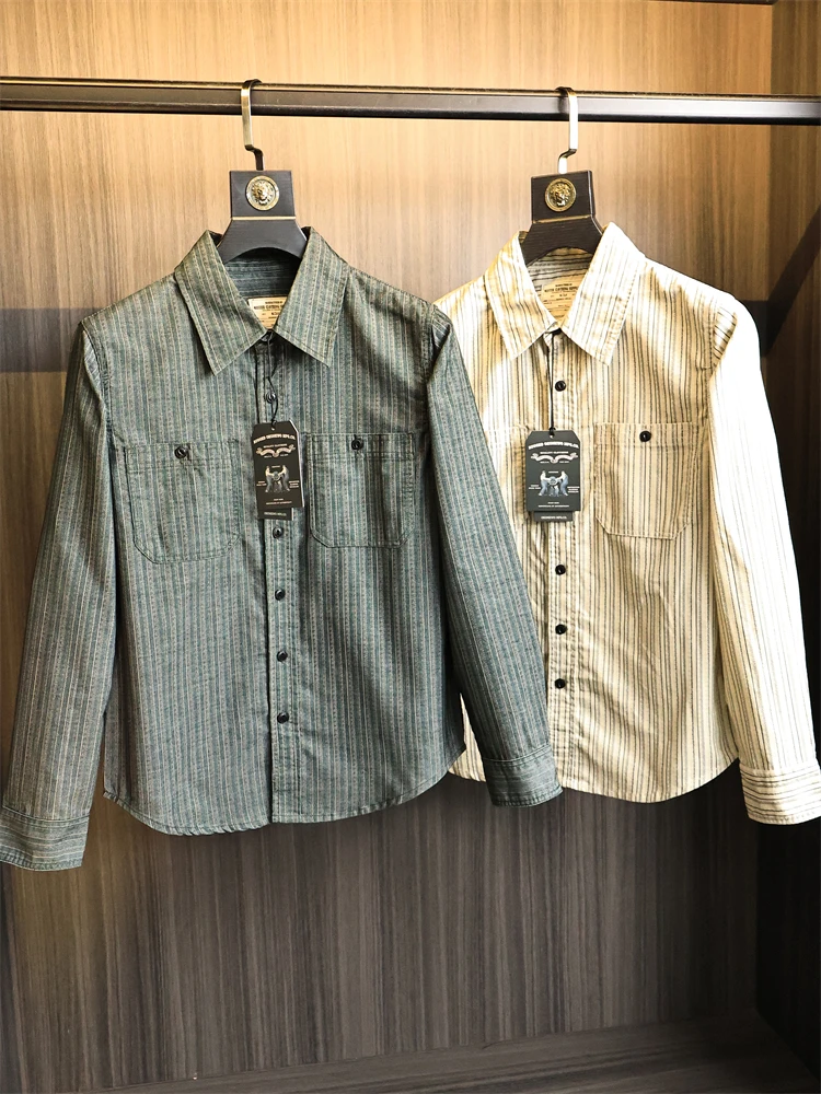 Современный американский узор в полоску цвета хаки, свободные длинные мужские модные мужские брюки из смеси хлопка из полиэстера, удобные
Современный американский узор в полоску цвета хаки, свободные длинные мужские модные мужские брюки из смеси хлопка из полиэстера, удобные