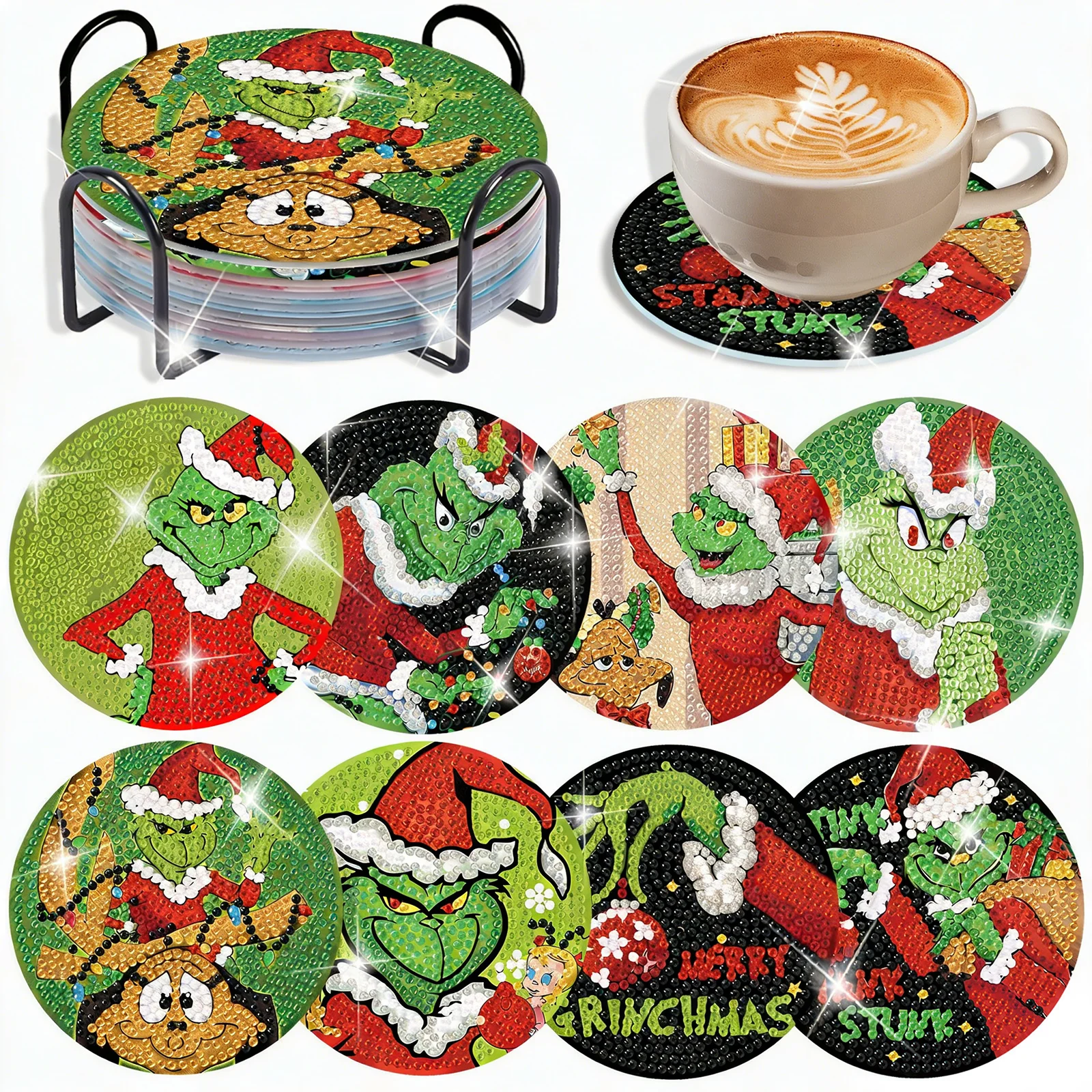 Green Turtle Various styles Diamond Painting Coasters with Holder DIY Cartoon Character Souvenirs New Arrival
Green Turtle Various styles Diamond Painting Coasters with Holder DIY Cartoon Character Souvenirs New Arrival