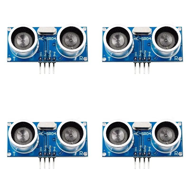 4Pcs Ultrasonic Module HC-SR04 SR04 4Pin Distance Measuring Transducer Sensor
4Pcs Ultrasonic Module HC-SR04 SR04 4Pin Distance Measuring Transducer Sensor