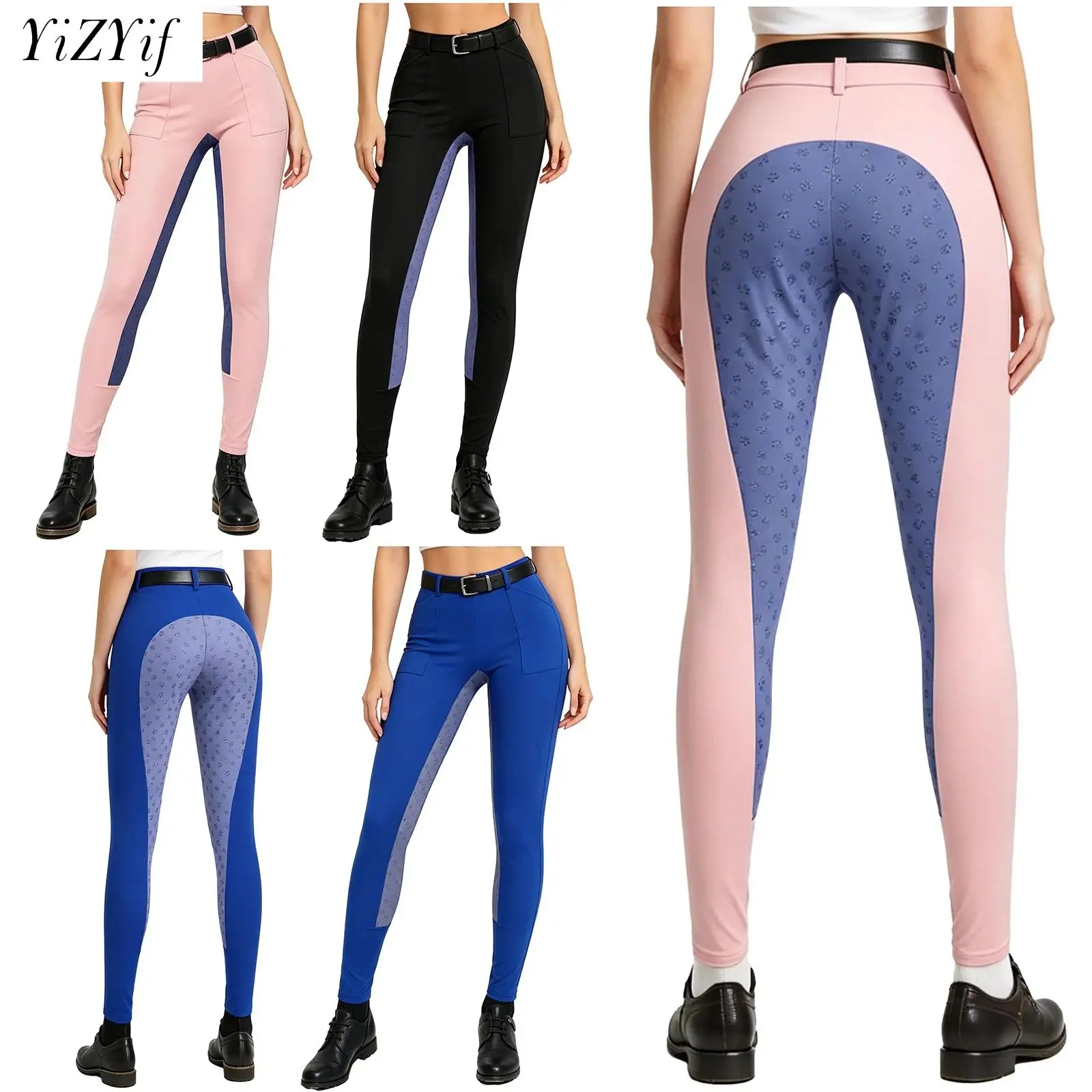 Women Sports Horse Riding Pants Full Seat Silicone Non-slip Equestrian Breeches Stretchy Leggings with Pockets Schooling Tights
Women Sports Horse Riding Pants Full Seat Silicone Non-slip Equestrian Breeches Stretchy Leggings with Pockets Schooling Tights