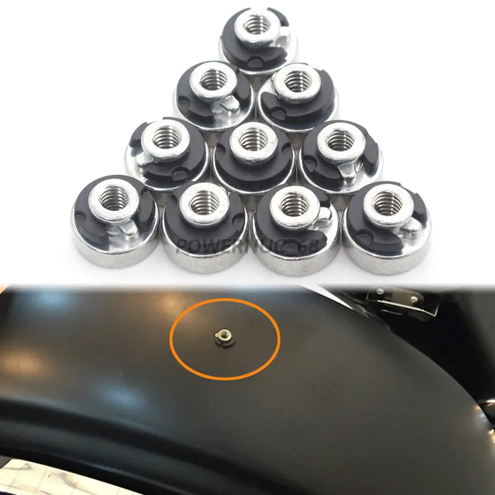 1/2/5/10pcs 1/4" Motorcycle Rear Fender Seat Bolt Screw Nut Kit For Harley Sportster Softail Dyna Touring Road Glide 1996-2019
1/2/5/10pcs 1/4" Motorcycle Rear Fender Seat Bolt Screw Nut Kit For Harley Sportster Softail Dyna Touring Road Glide 1996-2019