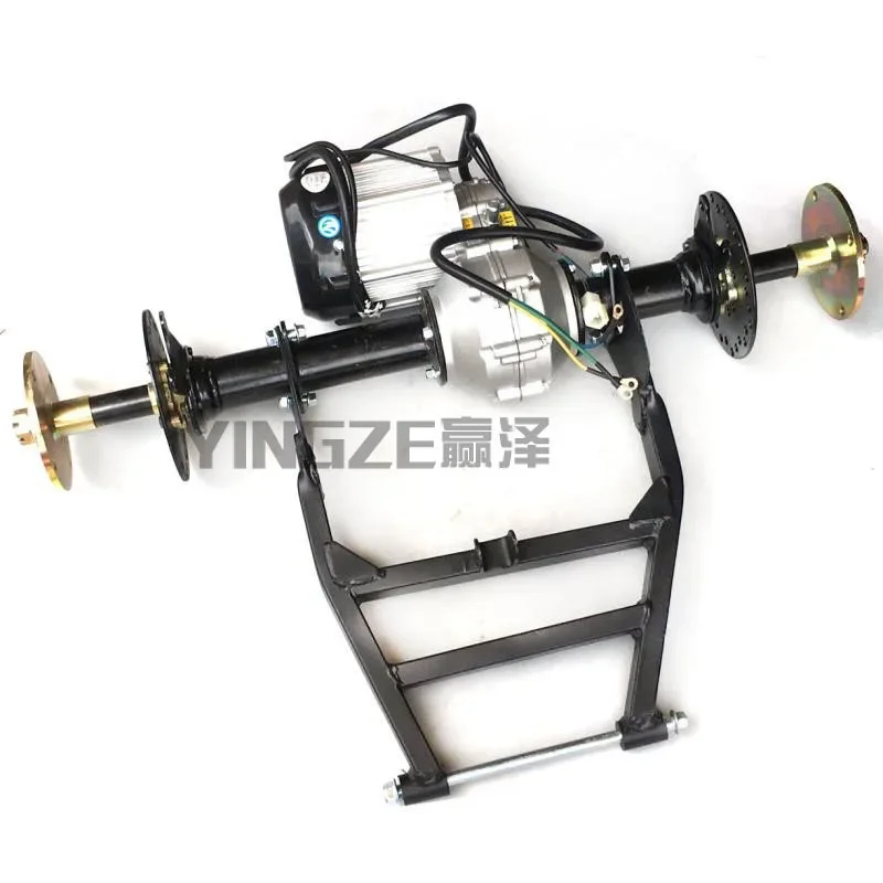Four Wheel GO KART KARTING UTV Buggy Electric ATV Rear Axle Swingarm Fork With 60V 750W Motor
Four Wheel GO KART KARTING UTV Buggy Electric ATV Rear Axle Swingarm Fork With 60V 750W Motor