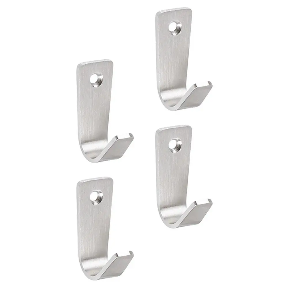 4 Pcs Stainless Steel Hooks 304 Thickened Wall Closet Bathroom Kitchen Hangers Silver Load-bearing Home Storage
4 Pcs Stainless Steel Hooks 304 Thickened Wall Closet Bathroom Kitchen Hangers Silver Load-bearing Home Storage