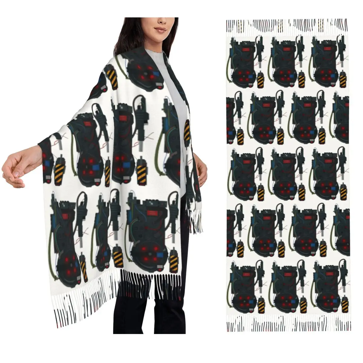 Ghostbusters Proton Pack Scarf Tassel Scarves Women Soft Warm Shawls and Wraps Long Fall Winter Shawl Wrap
Ghostbusters Proton Pack Scarf Tassel Scarves Women Soft Warm Shawls and Wraps Long Fall Winter Shawl Wrap