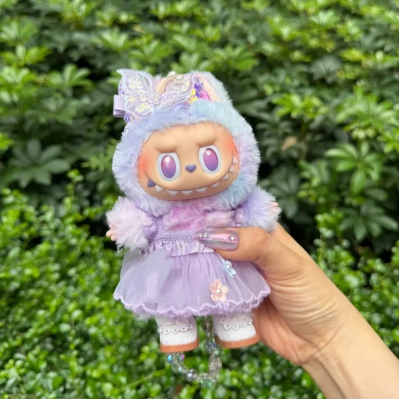 Purple butterfly fairy skirt For Labubu 3.0 V1 V2 V3 Doll clothes Outfit for Ropa labubu decoration Accessories
Purple butterfly fairy skirt For Labubu 3.0 V1 V2 V3 Doll clothes Outfit for Ropa labubu decoration Accessories
