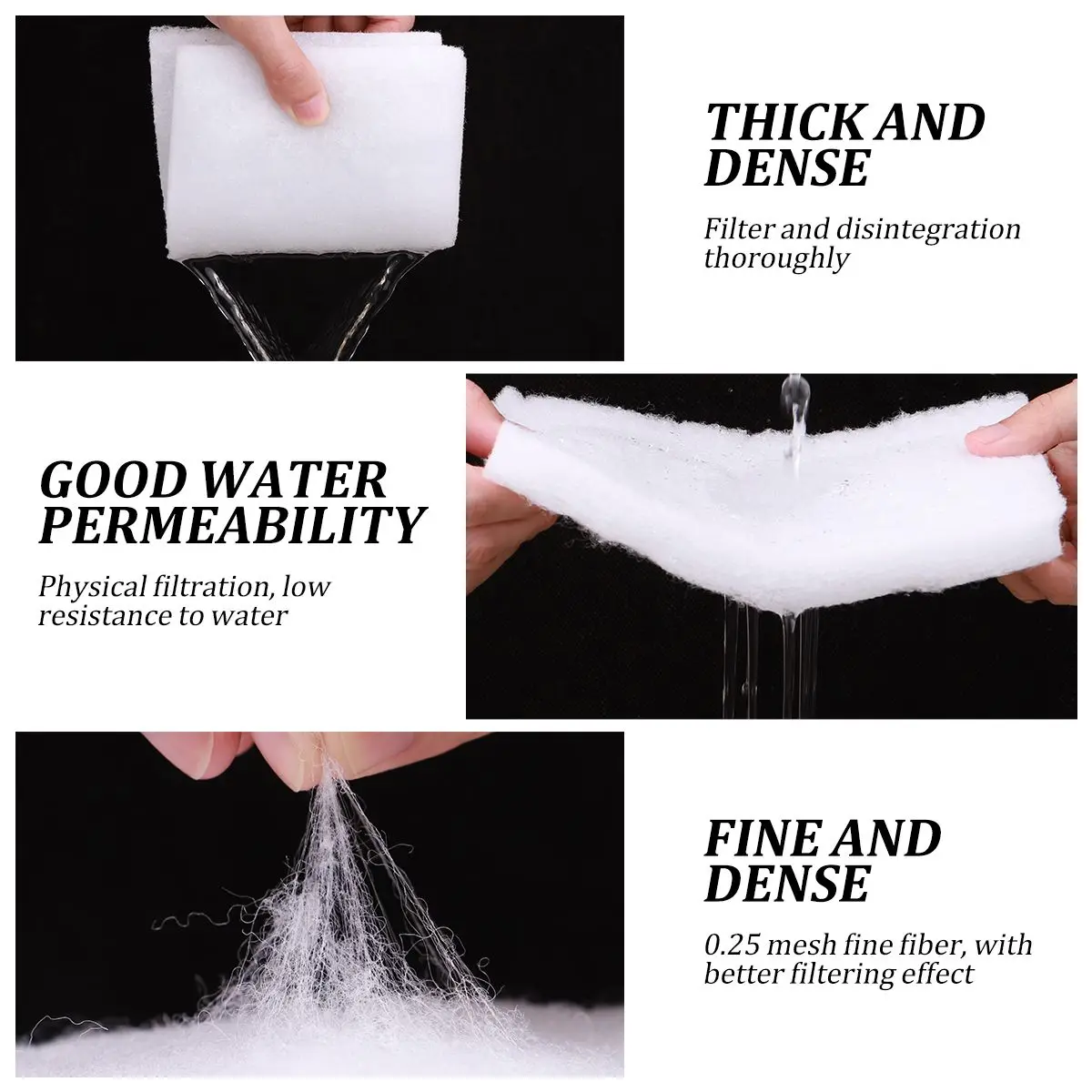 Biological Filter Pad Biochemical Sponge for Fish Tank Aquarium Tanks Filter Strong Filterability Reduce Fish Death Decompose
Biological Filter Pad Biochemical Sponge for Fish Tank Aquarium Tanks Filter Strong Filterability Reduce Fish Death Decompose