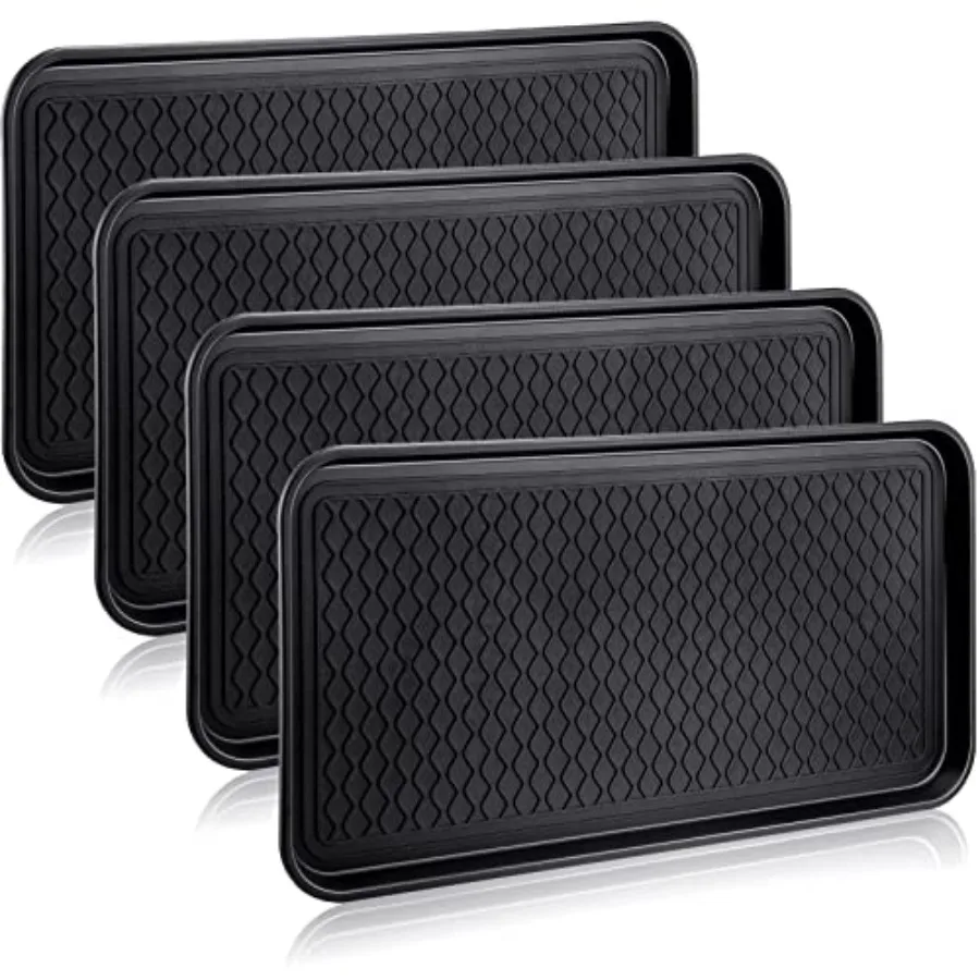 4 Pieces Shoe Tray for Entryway, Waterproof Boot Tray Shoe Mat Multi-Purpose Dog Cat Bowl Mat Pet Food Tray Boot Mat for Entryw
4 Pieces Shoe Tray for Entryway, Waterproof Boot Tray Shoe Mat Multi-Purpose Dog Cat Bowl Mat Pet Food Tray Boot Mat for Entryw