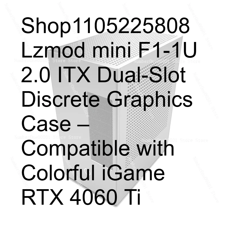Корпус для дискретной видеокарты Shop1105225808 Lzmod mini F1-1U 2.0 ITX с двумя слотами – совместим с Colorful iGame RTX 4060 Ti
Корпус для дискретной видеокарты Shop1105225808 Lzmod mini F1-1U 2.0 ITX с двумя слотами – совместим с Colorful iGame RTX 4060 Ti