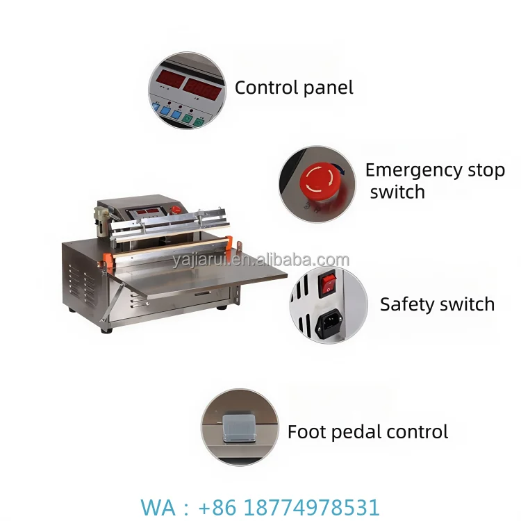 External Vacuum Packaging Machine, Air Inflation Sealer for SnacksRecommend Tabletop Food Preservation Meat Fruit Vegetable
External Vacuum Packaging Machine, Air Inflation Sealer for SnacksRecommend Tabletop Food Preservation Meat Fruit Vegetable