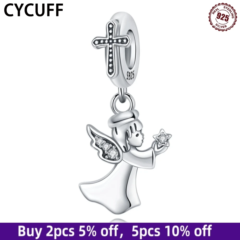 2025 Hot Selling 925 Silver Angel God Religion Pendant Charms Original Bracelet DIY Women Trendy designer Jewelry Gift Making
2025 Hot Selling 925 Silver Angel God Religion Pendant Charms Original Bracelet DIY Women Trendy designer Jewelry Gift Making