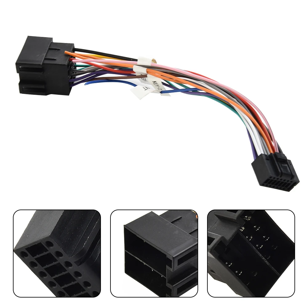 16 Pin To ISO Cable Adapter 16P Male Plug ISO Female Connector Wiring Harness Universal Accessories For Car Android Head Unit
16 Pin To ISO Cable Adapter 16P Male Plug ISO Female Connector Wiring Harness Universal Accessories For Car Android Head Unit