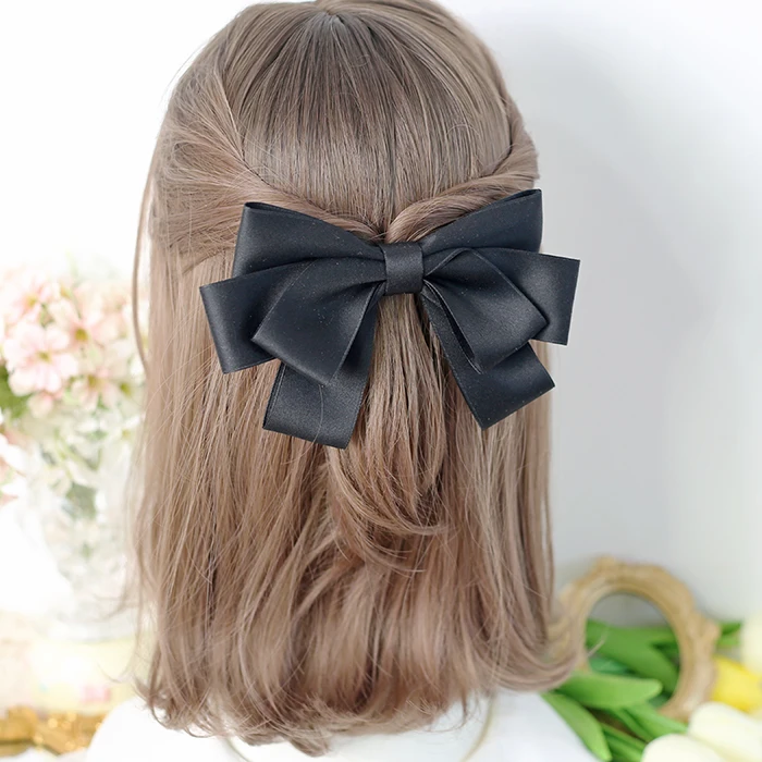 1 Hair clip for Girls Autumn winter vintage black bow back hair clip Spring clip Hair accessories for girlfriend gifts suitable
1 Hair clip for Girls Autumn winter vintage black bow back hair clip Spring clip Hair accessories for girlfriend gifts suitable