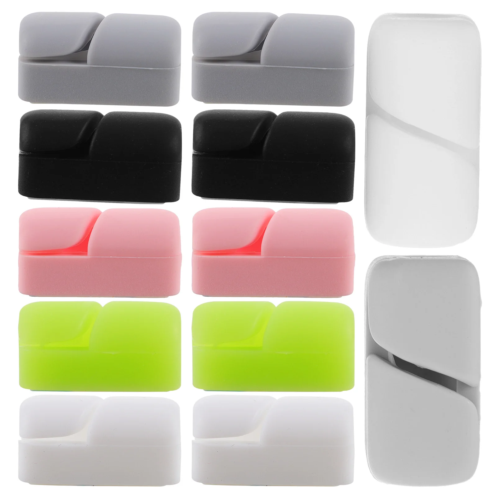 12 Pcs Cable Clamp Management Clip Thread Holder Adhesive Clips Silica Gel Self Cord
12 Pcs Cable Clamp Management Clip Thread Holder Adhesive Clips Silica Gel Self Cord