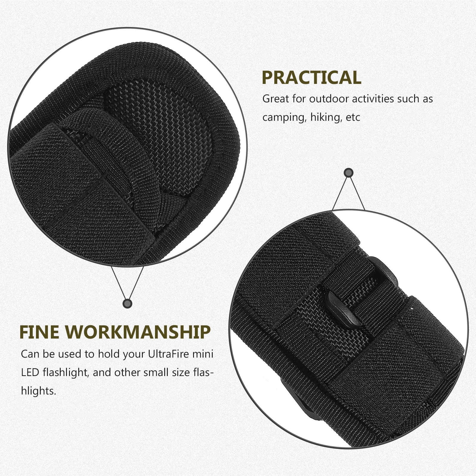 Flashlight Pouch Carry Case Nylon Belt Clip Mount Black 5.4X4.6X15Cm Outdoor Camping Hiking Gear
Flashlight Pouch Carry Case Nylon Belt Clip Mount Black 5.4X4.6X15Cm Outdoor Camping Hiking Gear