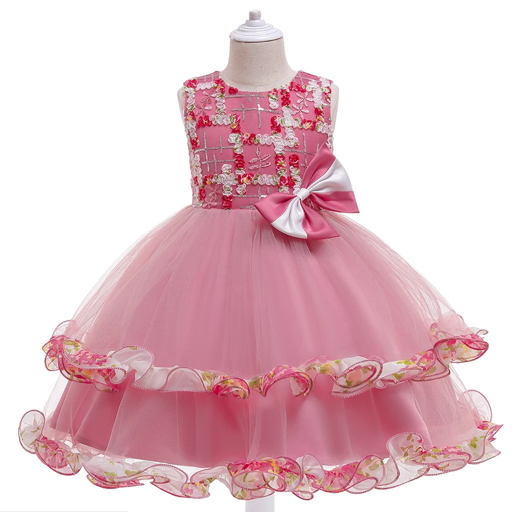 Girls Floral Dress Sleeveless Cake Dress Kids Birthday Formal Clothes With Bow Children Fluffy Fashion Clothing Evening Costumes
Girls Floral Dress Sleeveless Cake Dress Kids Birthday Formal Clothes With Bow Children Fluffy Fashion Clothing Evening Costumes