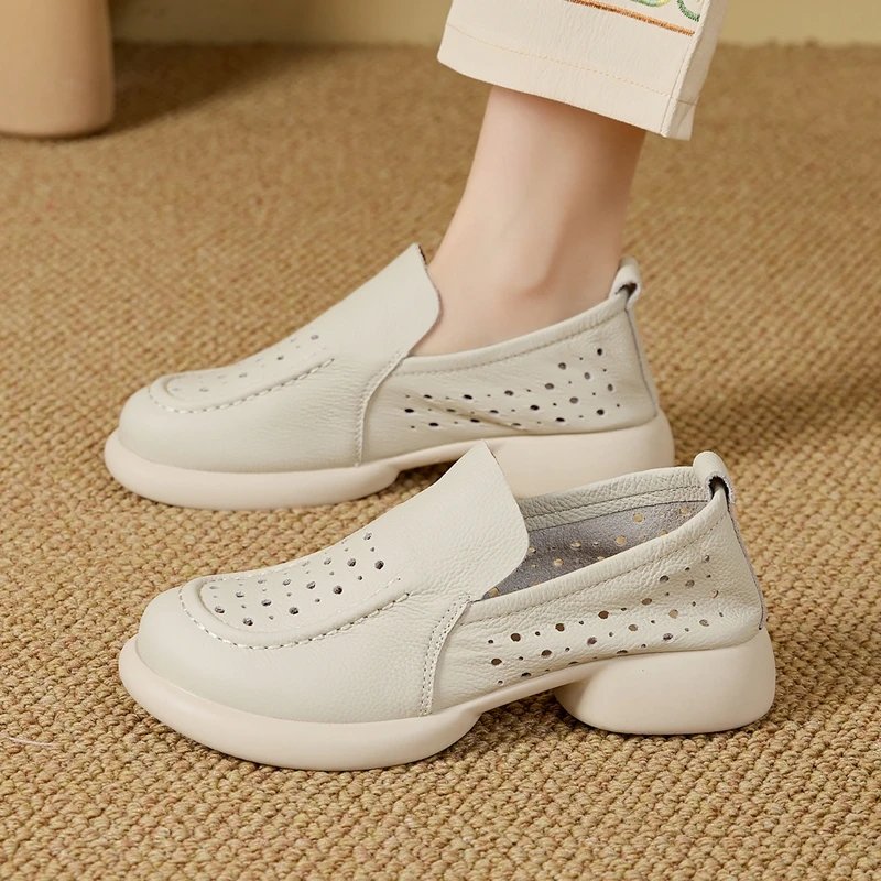 AIYUQI 2026 summerWomen's Loafers Nonslip slipon genuine leather female sandals breathable and comfortable Moccasins women
AIYUQI 2026 summerWomen's Loafers Nonslip slipon genuine leather female sandals breathable and comfortable Moccasins women