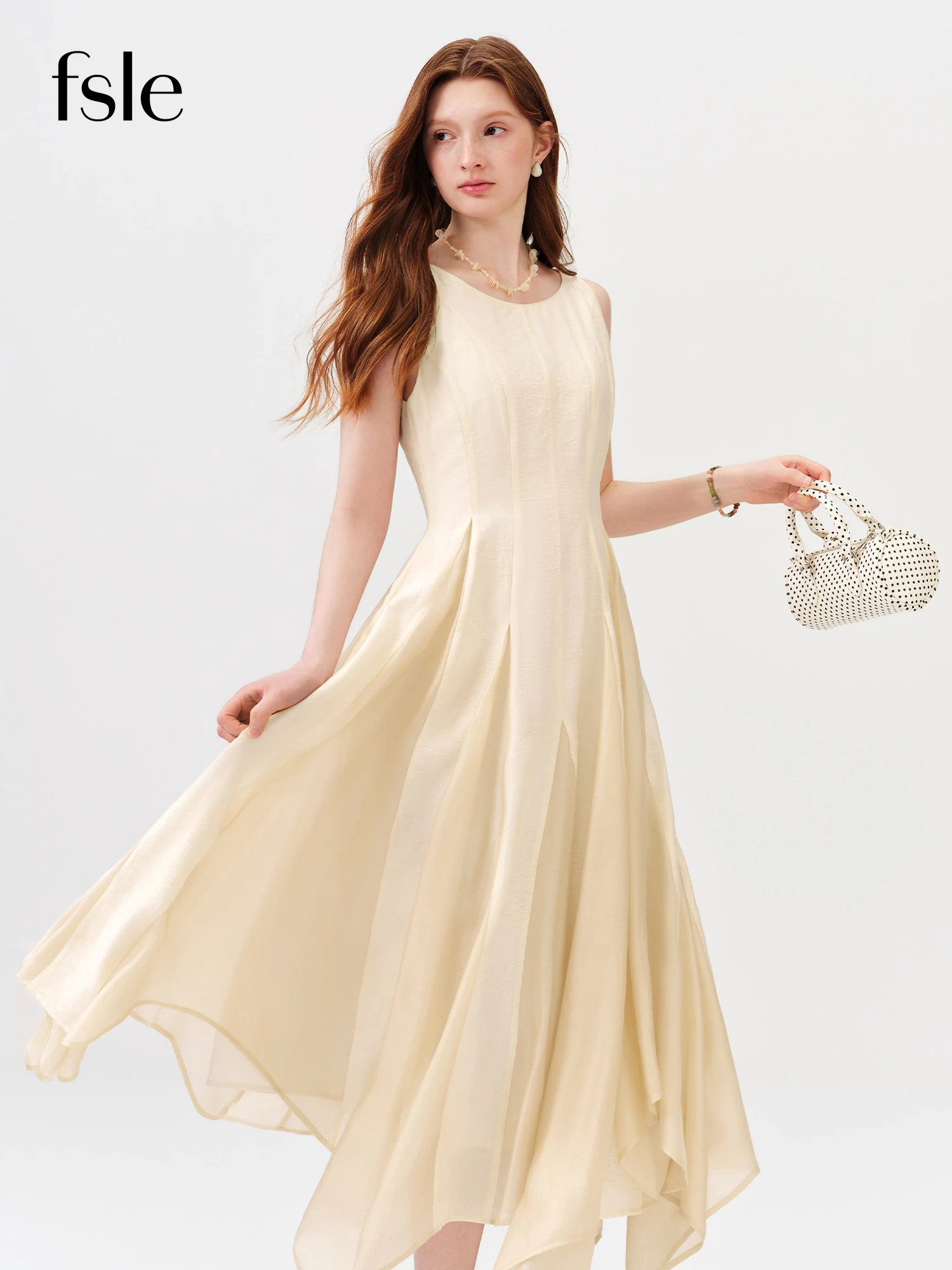 FSLE French-style Irregular Hem Dress for Women New Summer 2026 Commuting Style Slimming Dress Elegant Solid Simple Basics
FSLE French-style Irregular Hem Dress for Women New Summer 2026 Commuting Style Slimming Dress Elegant Solid Simple Basics