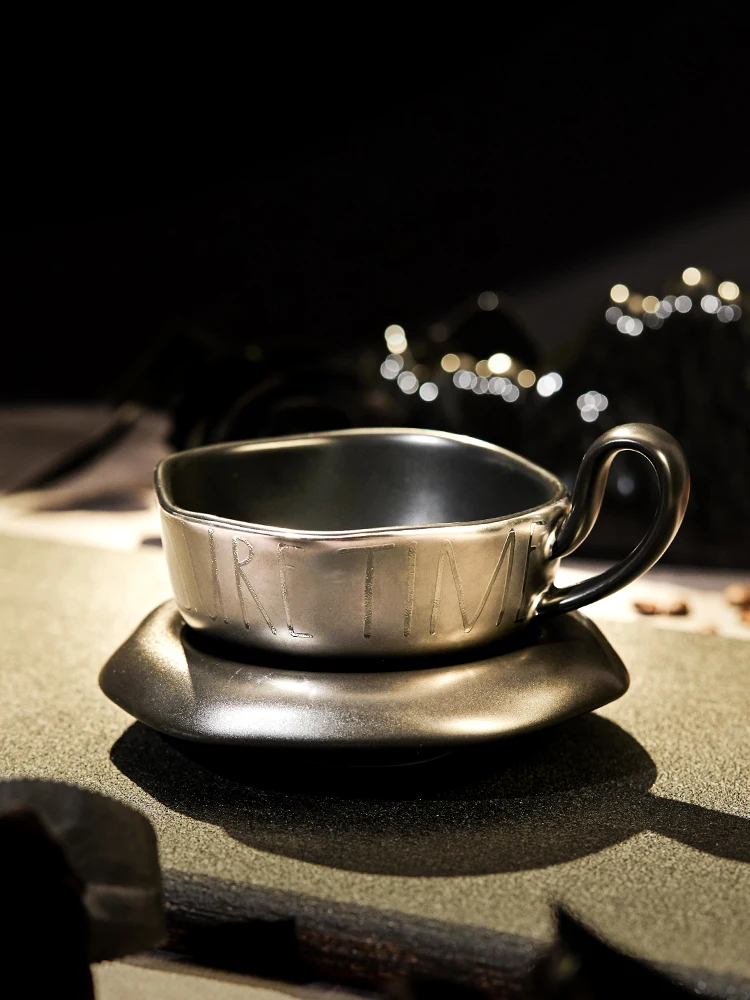 Light luxury ceramic coffee and saucer set, premium milk breakfast , household tea , drinking cup gift
Light luxury ceramic coffee and saucer set, premium milk breakfast , household tea , drinking cup gift