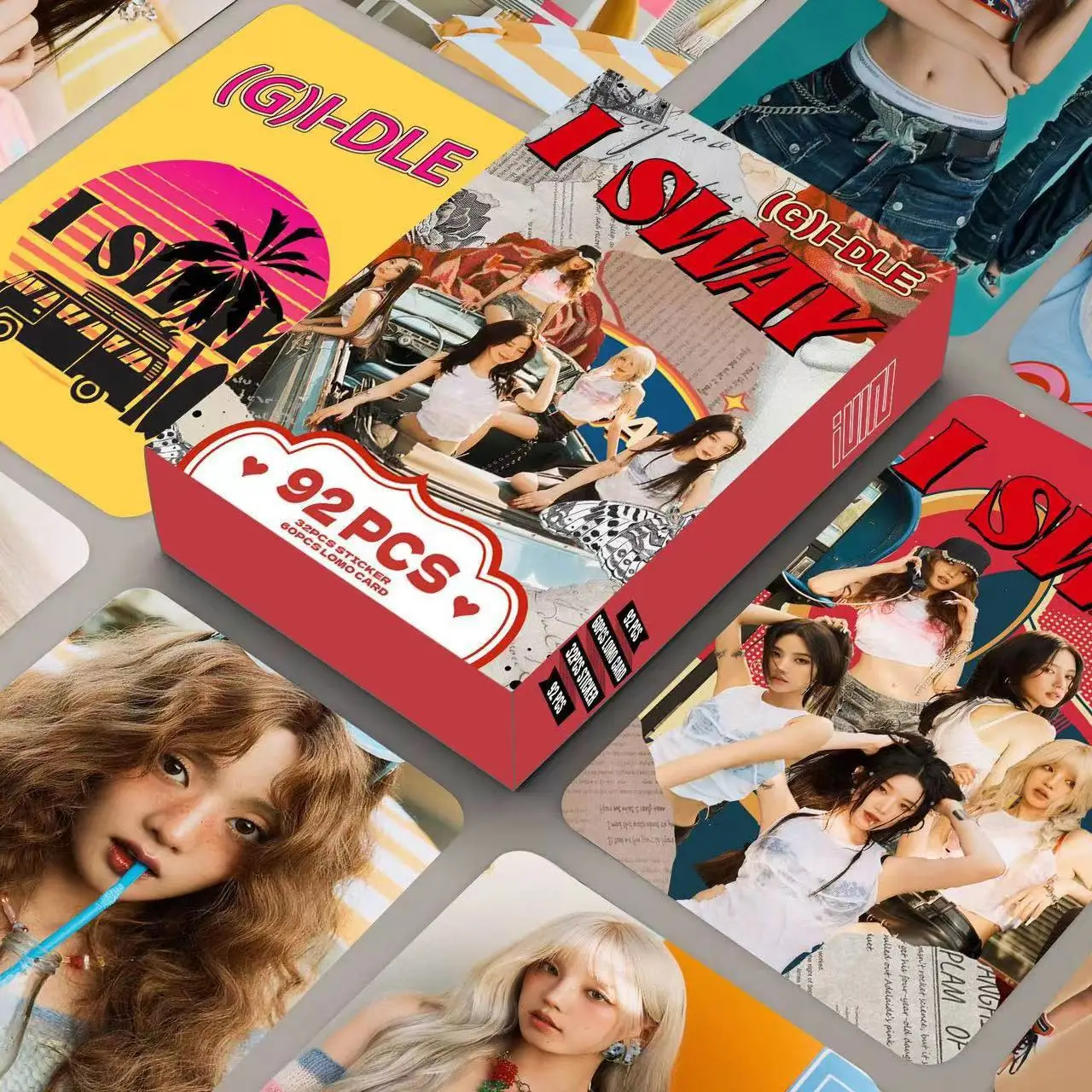 92pcs/set KPOP GIDLE LOMO Card SONG YUQI MINNIE SHUWAH Album I SWAY Beautiful Photo Gift (G) I-DLE Postcard
92pcs/set KPOP GIDLE LOMO Card SONG YUQI MINNIE SHUWAH Album I SWAY Beautiful Photo Gift (G) I-DLE Postcard