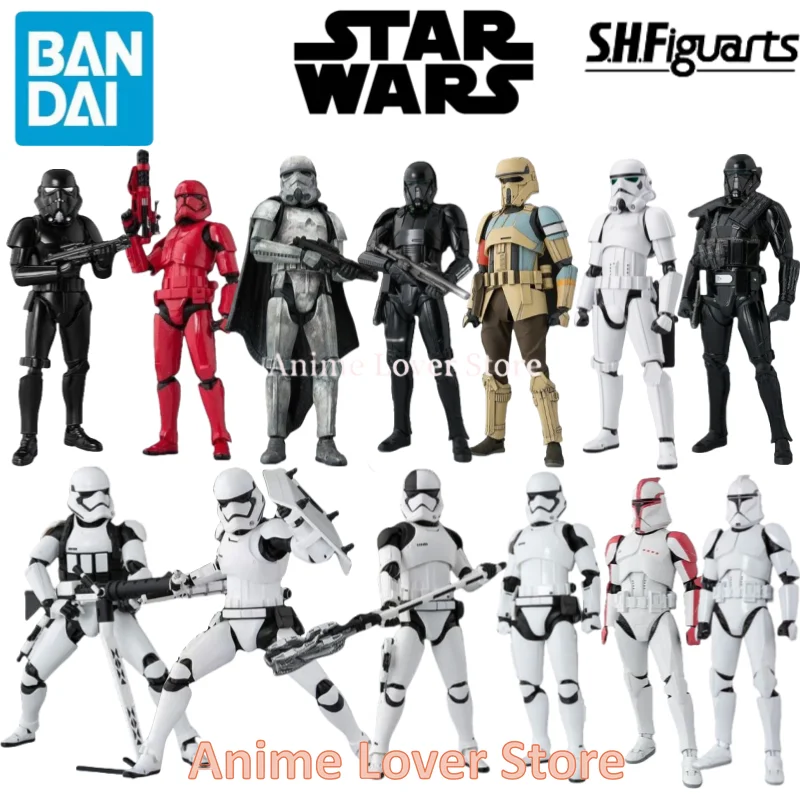 Bandai Original SHFiguarts SHF Star wars anakin Stormtrooper Clone Death trooper Anime Action Figure Toys Collectible Model
Bandai Original SHFiguarts SHF Star wars anakin Stormtrooper Clone Death trooper Anime Action Figure Toys Collectible Model