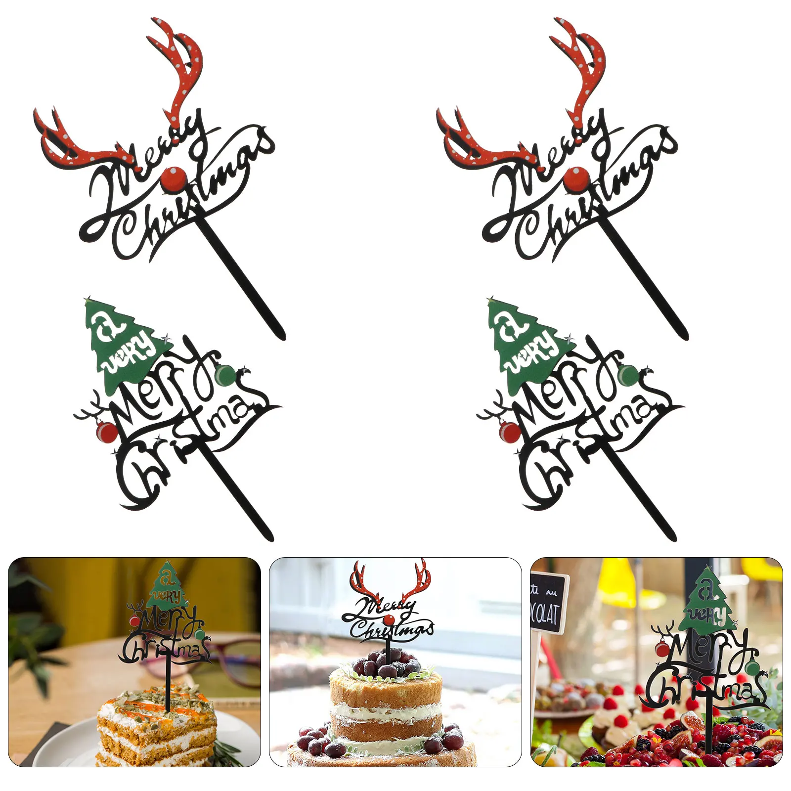 4 Pcs Antler Christmas Tree Card Insert Cake Decoration Decorations 2023 Happy Birthday Topper Wedding Miniature New Year
4 Pcs Antler Christmas Tree Card Insert Cake Decoration Decorations 2023 Happy Birthday Topper Wedding Miniature New Year