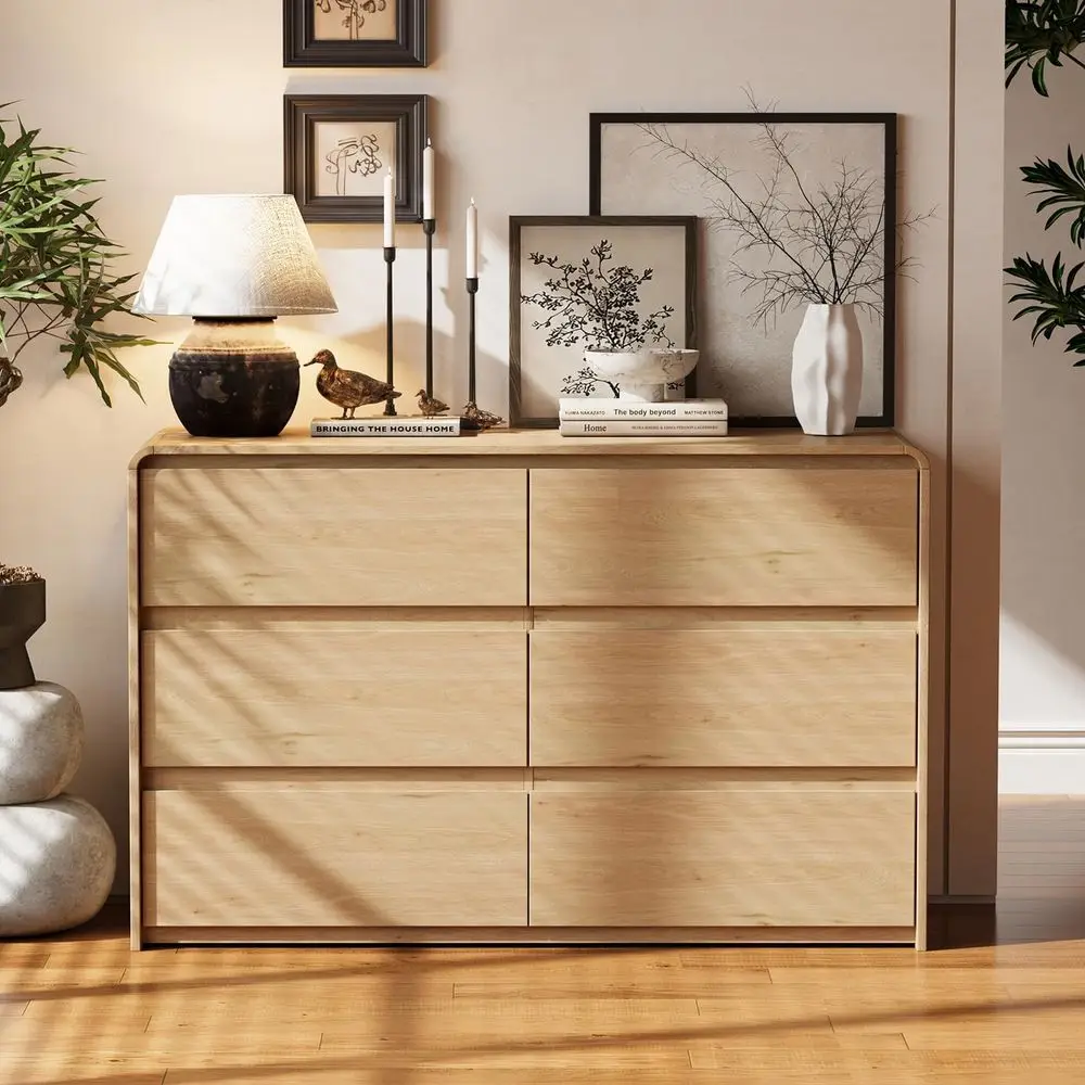 47 Wide Curved Edge Nursery Dresser in Natural Oak Finish
47 Wide Curved Edge Nursery Dresser in Natural Oak Finish