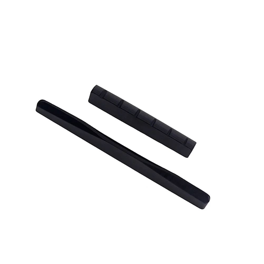 2pcs Camel Bone Guitar Bridge Saddle and Nut for Folk Classical Electric Acoustic Guitar GL905 (Black)
2pcs Camel Bone Guitar Bridge Saddle and Nut for Folk Classical Electric Acoustic Guitar GL905 (Black)