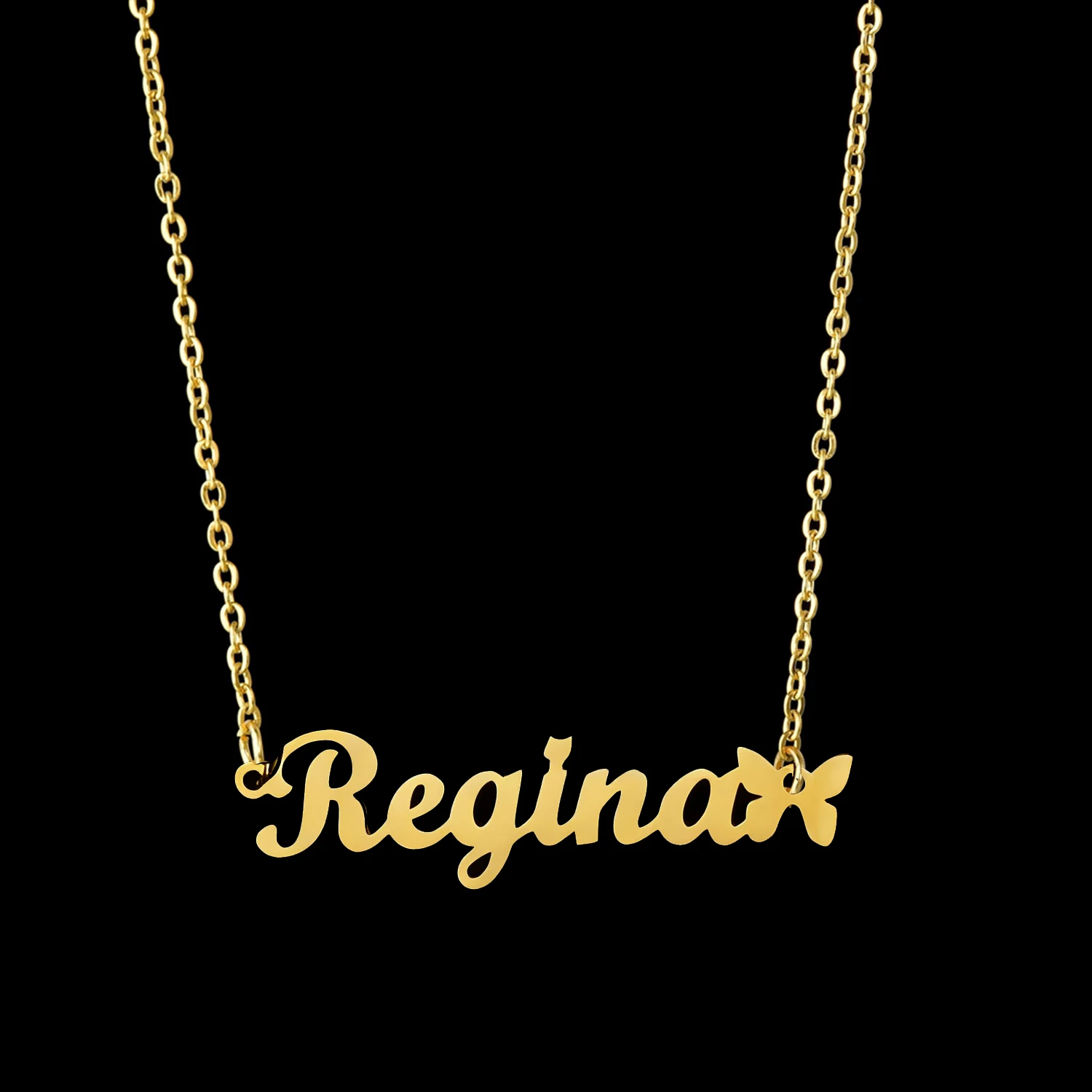 Custom Necklace Butterfly Pendant Stainless Steel Gold Color Chain Personalized Name Pendant Choker Jewelry Necklaces for Women
Custom Necklace Butterfly Pendant Stainless Steel Gold Color Chain Personalized Name Pendant Choker Jewelry Necklaces for Women