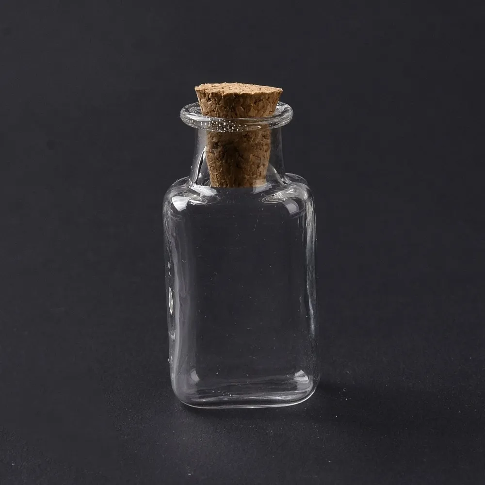 10pcs Rectangle Miniature Glass Bottles Wishing Bottles with Cork Stoppers 12x14x34mm for Dollhouse Accessories Jewelry Making
10pcs Rectangle Miniature Glass Bottles Wishing Bottles with Cork Stoppers 12x14x34mm for Dollhouse Accessories Jewelry Making