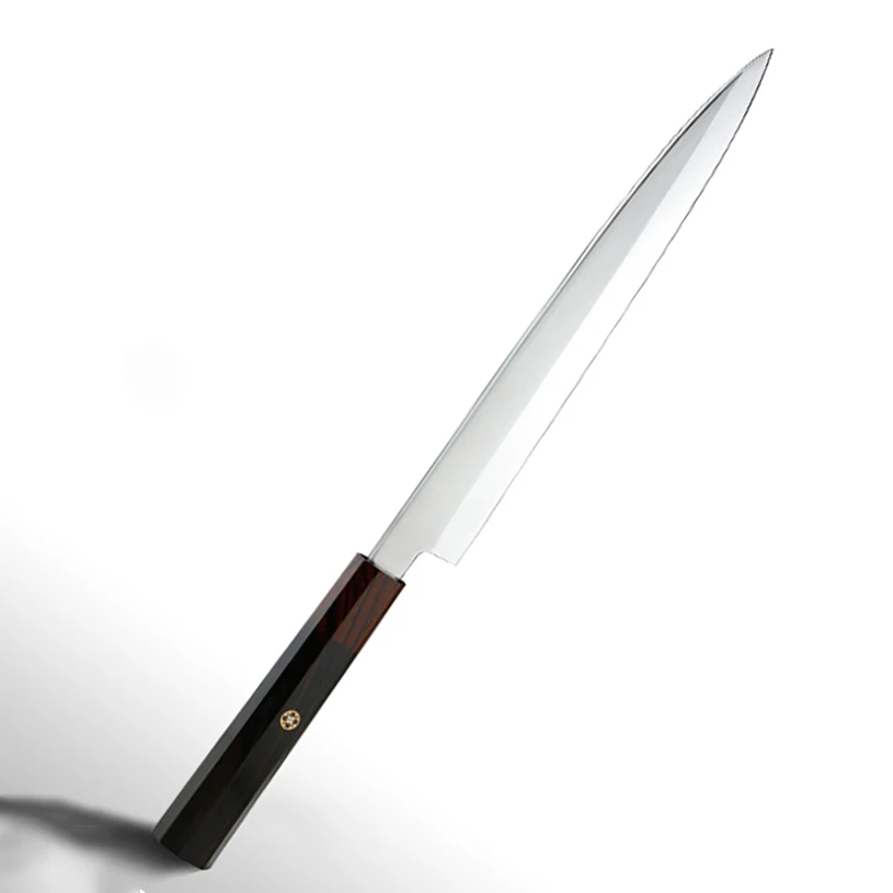 Sashimi Knife Single-edged Blade VG10 Steel Slicing Salmon Ham Cleaver Fish Meat Yanagiba Kitchen Knives Heptagonal Ebony Handle
Sashimi Knife Single-edged Blade VG10 Steel Slicing Salmon Ham Cleaver Fish Meat Yanagiba Kitchen Knives Heptagonal Ebony Handle