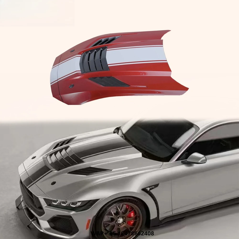 For Ford 2024+ Mustang S650 GT Partial Carbon in Vent V Style Front Vented Hood
For Ford 2024+ Mustang S650 GT Partial Carbon in Vent V Style Front Vented Hood