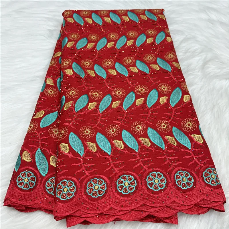 5 Yards African Swiss Voile Lace Fabric Embroidery High Quality With Stones Dry 100% Cotton For Wedding 18L1122302
5 Yards African Swiss Voile Lace Fabric Embroidery High Quality With Stones Dry 100% Cotton For Wedding 18L1122302