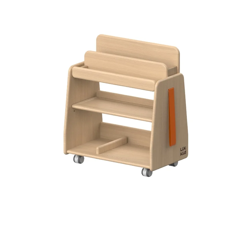 Children's mobile bookcase with wheel movable trolley Solid wood multi-functional storage bookshelf shelf
Children's mobile bookcase with wheel movable trolley Solid wood multi-functional storage bookshelf shelf