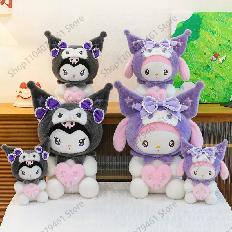 Sanrio Kuromi My Melody Hoodie Plush Toy Stuffed Doll Soft Kawaii Fluffy Anime Home Decor Gift For Girls Kids Lovely Cute Daily
Sanrio Kuromi My Melody Hoodie Plush Toy Stuffed Doll Soft Kawaii Fluffy Anime Home Decor Gift For Girls Kids Lovely Cute Daily