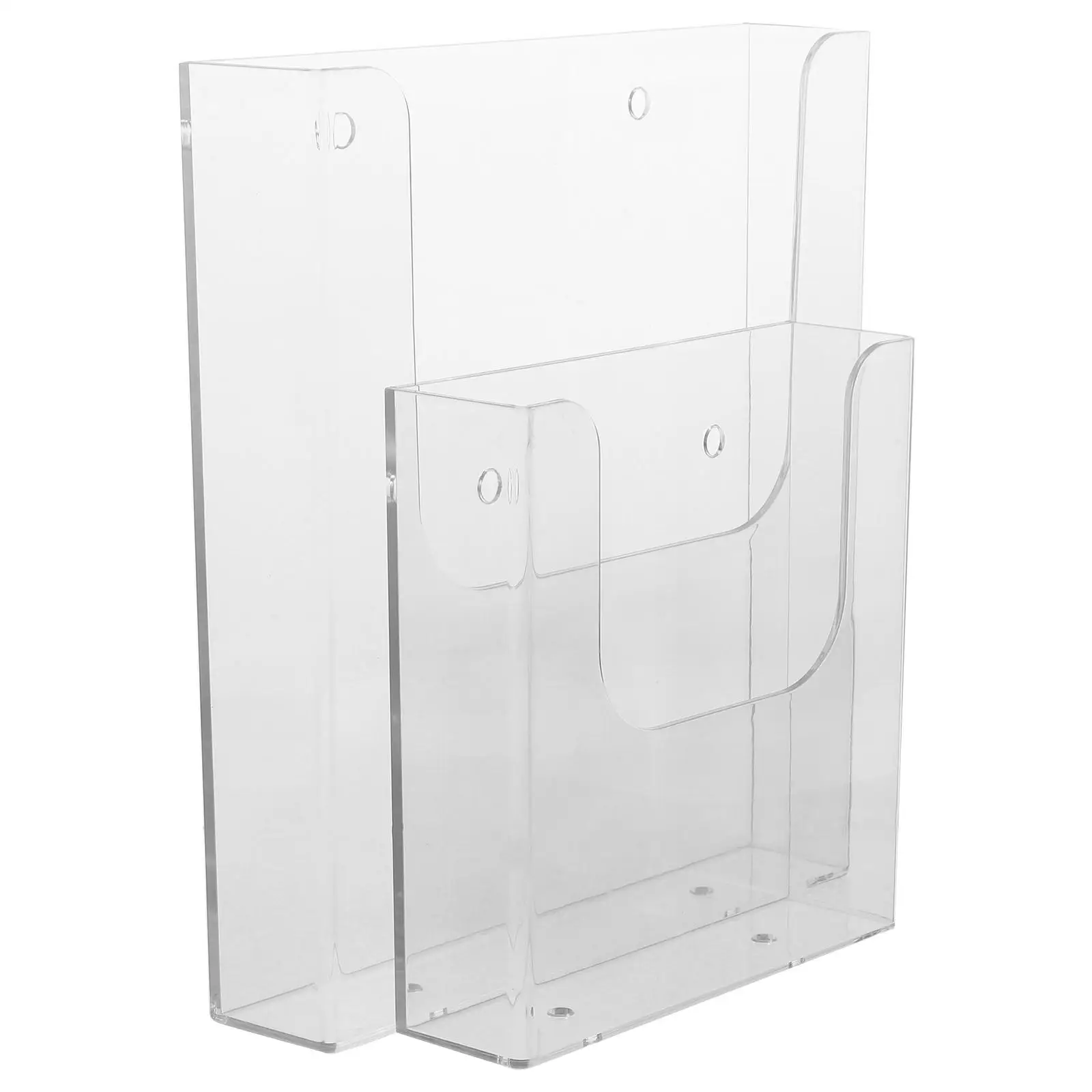 2pcs A4 A5 Transparent Acrylic Document Holder Wall Mount Paper Organizer Desk File Display Stand Storage Rack
2pcs A4 A5 Transparent Acrylic Document Holder Wall Mount Paper Organizer Desk File Display Stand Storage Rack