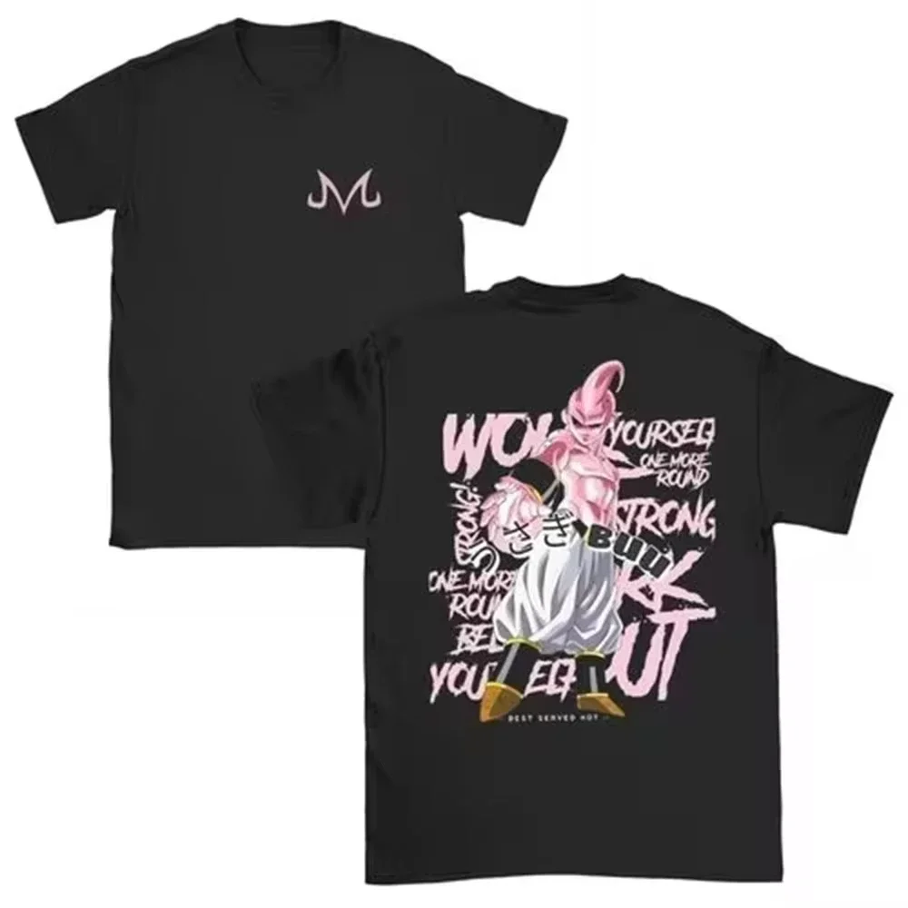 Anime Graphic Men's T Shirt Majin Buu Gym Printed Short Sleeve T-Shirt Unisex Summer Top Tee Vintage Fashion Street Men Clothes
Anime Graphic Men's T Shirt Majin Buu Gym Printed Short Sleeve T-Shirt Unisex Summer Top Tee Vintage Fashion Street Men Clothes