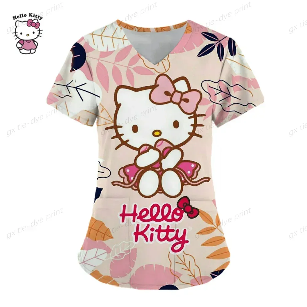 Новинка 2024 года, футболка «Hello Kitty», униформа медсестры, женская форма с короткими рукавами, карманная блузка, скрабы, медицинская униформа для кормления, аксессуары
Новинка 2024 года, футболка «Hello Kitty», униформа медсестры, женская форма с короткими рукавами, карманная блузка, скрабы, медицинская униформа для кормления, аксессуары